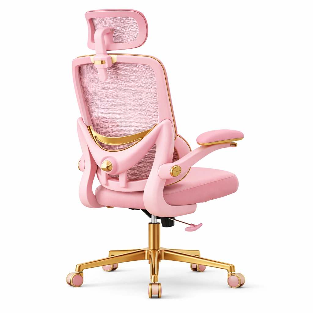 silla ergonomica moderna con soporte lumbar-dwellirae